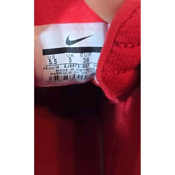 New Nike Alpha Huarache Elite 2 Low Red White Baseball Cleats Sz‎ 5.5 AJ6873 601 - Picture 8 of 9